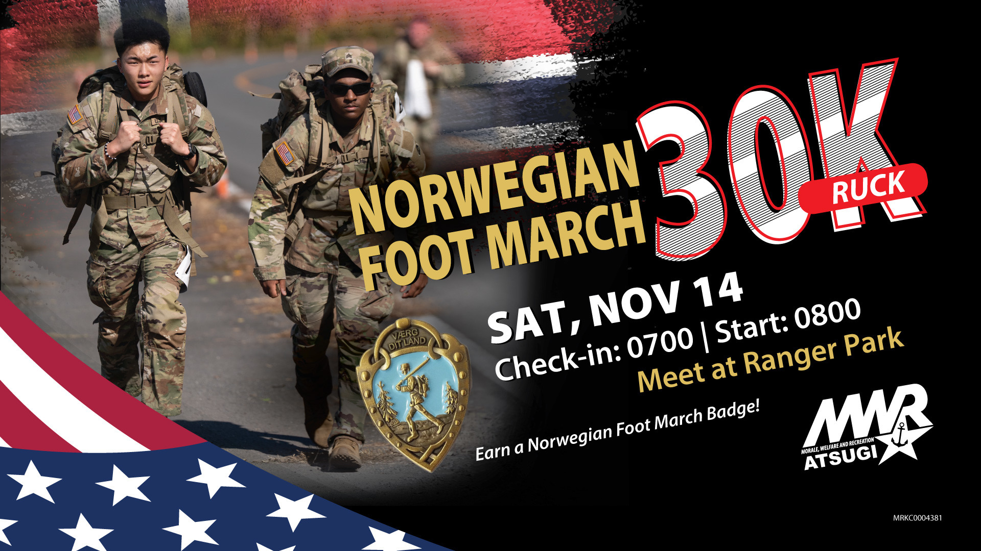 Norwegian Foot March 30K