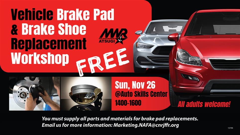 Vehicle Brake Pad & Brake Shoe Replacement Workshop