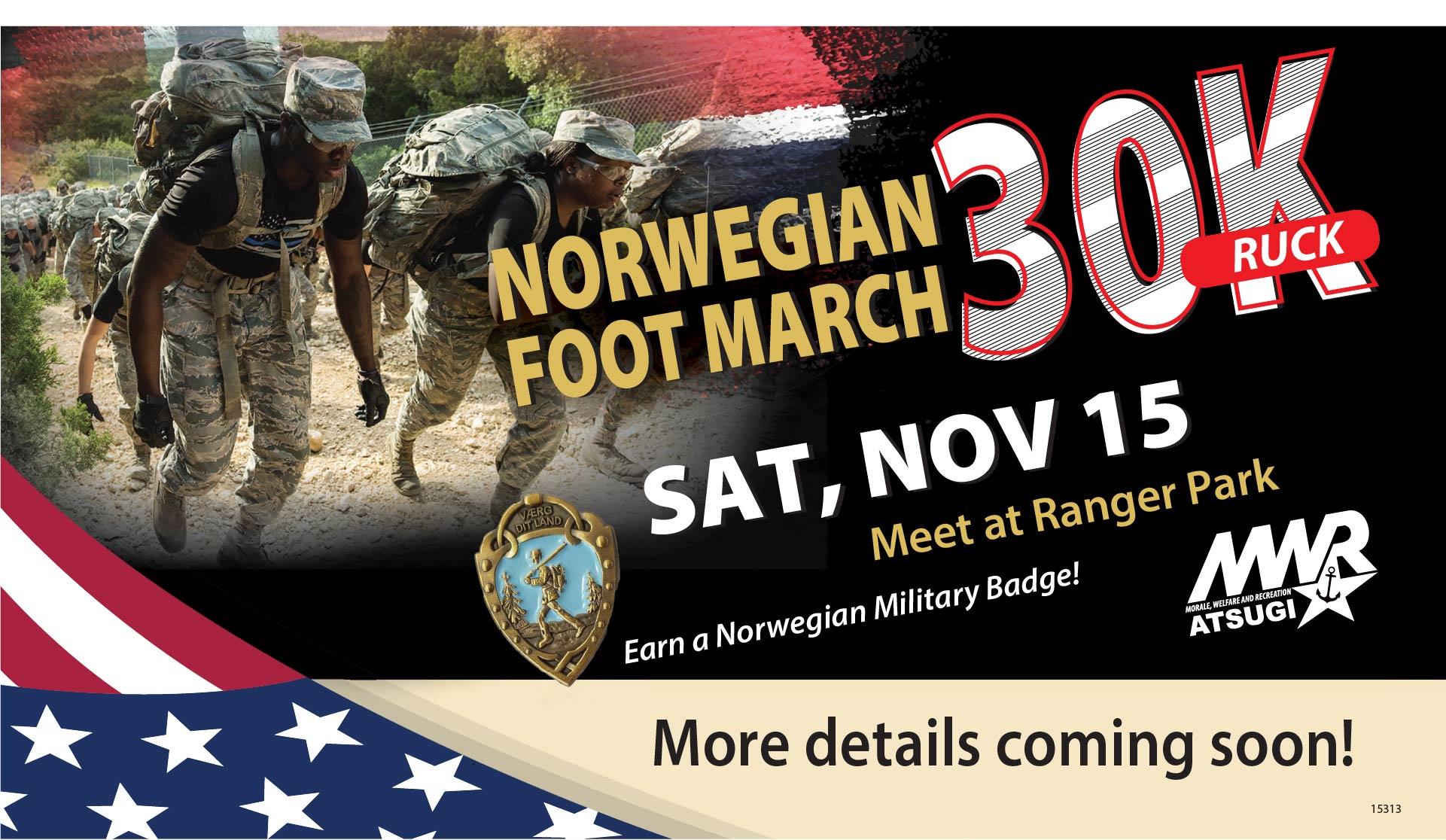 Norwegian Foot March 30K/10K