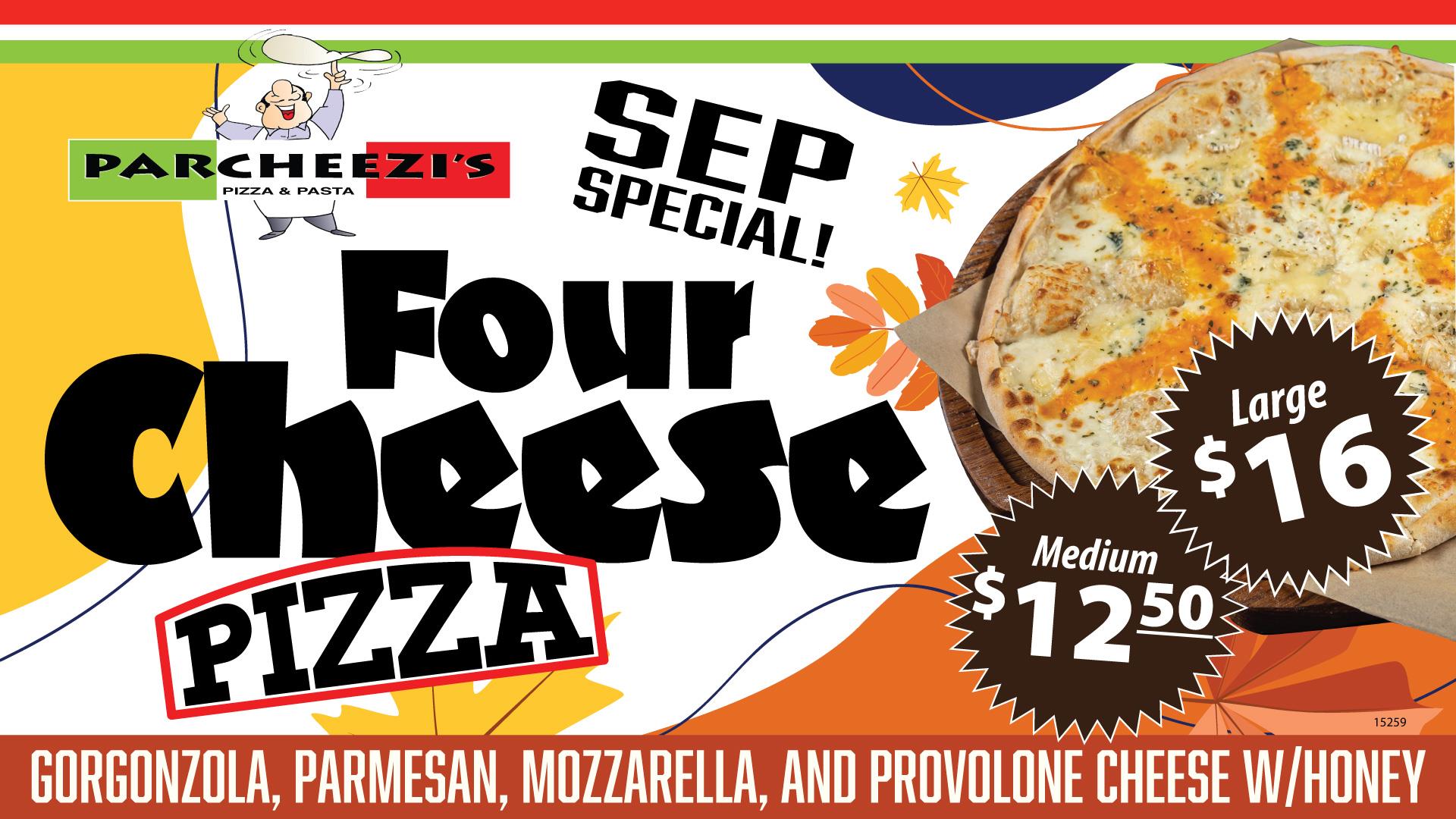 Parcheezis Pizza Specials