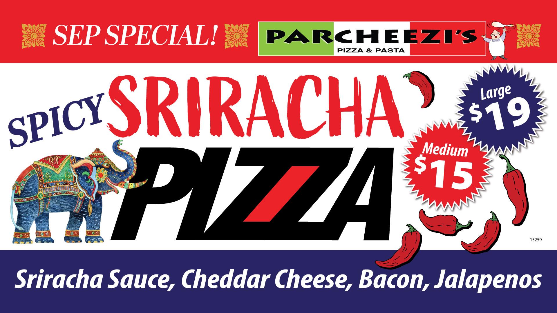 Parcheezis Pizza Specials